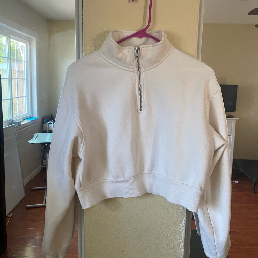 Aritzia TNA Cozy Fleece pullover sweatshirt